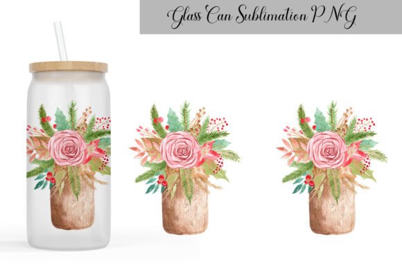 Christmas Libbey Wrap: A Floral Glass Can Design That Demands Thoughtful Use