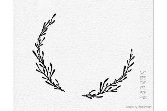 Floral SVG Border & Branch Design