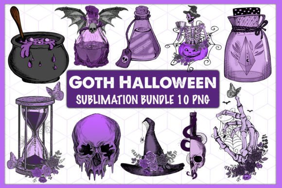 Goth Halloween Sublimation 10 PNG