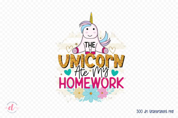 The Unicorn Ate My Homework, Unicorn PNG