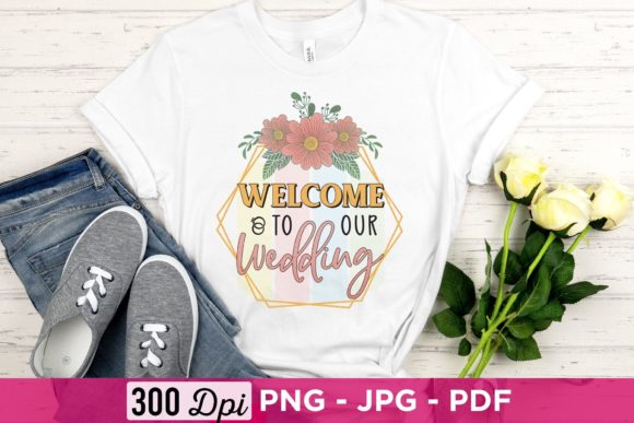 Welcome to Our Wedding PNG